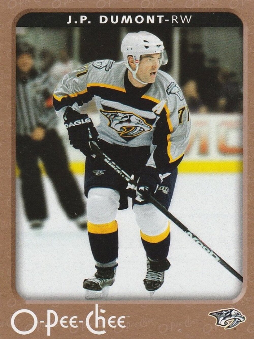 J. P. Dumont - 2006/2007 O Pee Chee Hockey Card